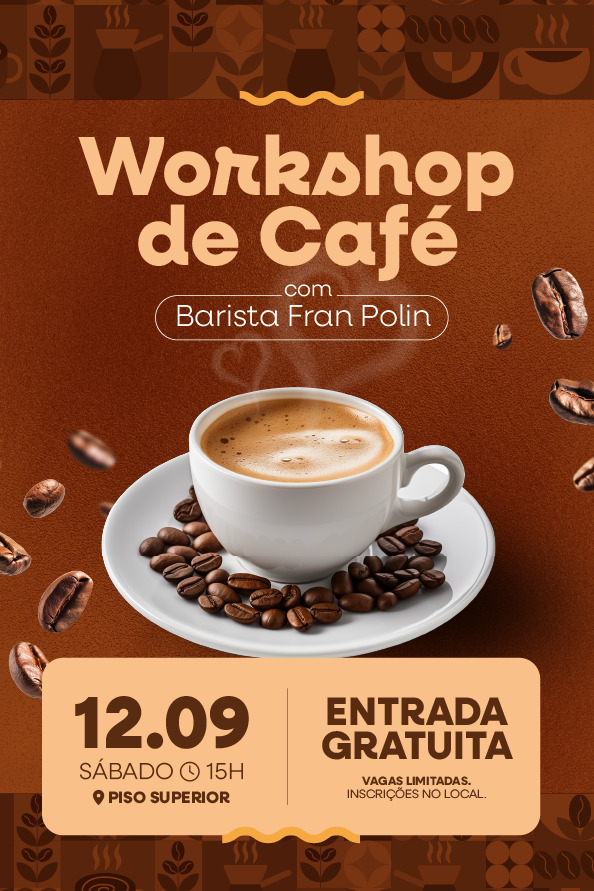 Workshop de Café no Pátio Limeira Shopping